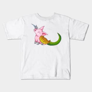 Keet Costume (Green) Kids T-Shirt